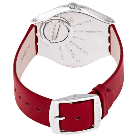 Swatch Skindream Quartz Red Dial Watch SYXS119