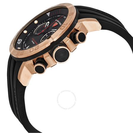Swiss Legend Aqua Diver Chronograph Black Dial Watch SL-10622SM-RG-01-BB