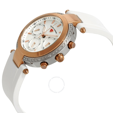Swiss Legend Madison White Dial Ladies Watch 16175SM-SR-02-WHT SL-16175SM-SR-02-WHT