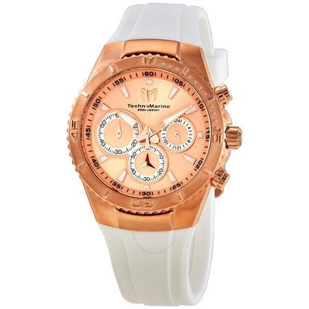 Technomarine Sea Manta Chronograph Quartz Rose Dial Ladies Watch TM-218041