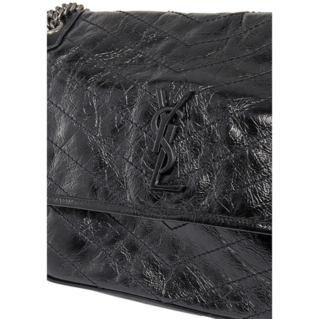 Saint Laurent Ladies Niki Shoulder Bag in Vintage Leather 498883 0EN04 1000