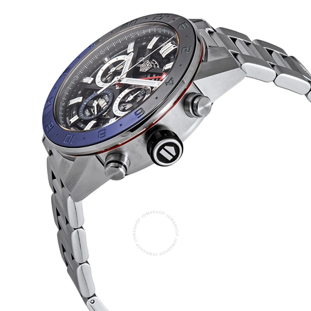 Tag Heuer Carrera Chronograph Automatic Batman Bezel Men's Watch CBG2A1Z.BA0658