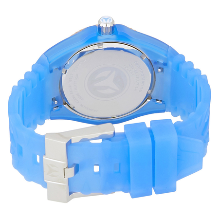 Technomarine Cruise JellyFish Silver Dial Blue Silicone Men's Watch TM-115146