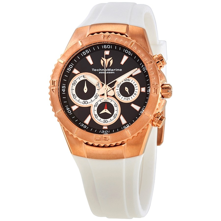 Technomarine Sea Manta Chronograph Quartz Black Dial Ladies Watch TM-218042