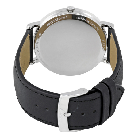 Tissot Everytime Silver Dial Leather Men's Watch T109.610.16.031.00