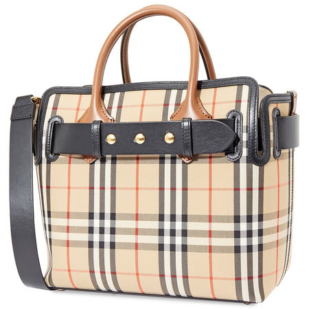 Burberry Small Vintage Check Triple Stud Belt Bag 8018790