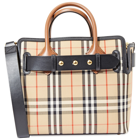 Burberry Small Vintage Check Triple Stud Belt Bag 8018790