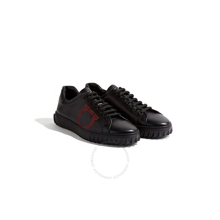 Ferragamo Men's Dotted Gancini Sneakers 02B448 708198