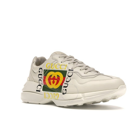 Gucci Rhyton Gucci Logo Leather Sneaker 500878 DRW00 9522