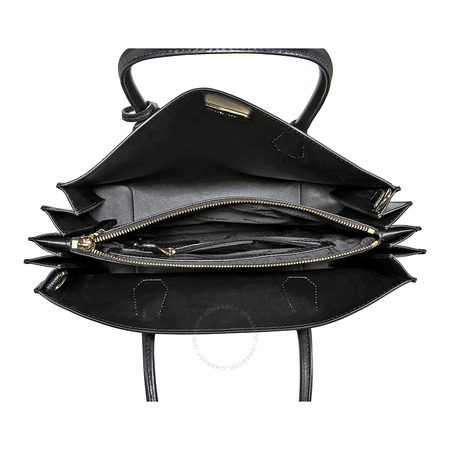 Michael Kors Mercer Large Pebbled Leather Tote - Black 30F8GM9T3T-001