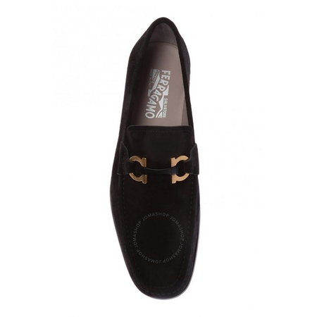 Ferragamo Men's Black Grandioso Loafers 029457 706276