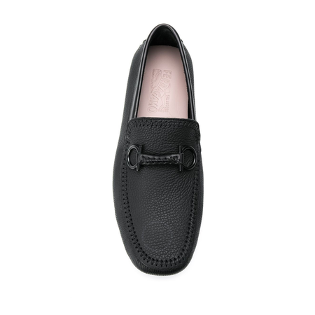 Ferragamo Men's Gancini Driver Moccasin 02B501 708421