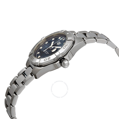 Tag Heuer Aquaracer Automatic Black Mother of Pearl Diamond Dial Ladies Watch WBD2312.BA0740