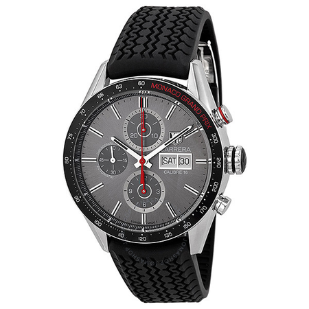 Tag Heuer Carrera Monaco Grand Prix Chronograph Automatic Anthracite Dial Men's Watch CV2A1M.FT6033