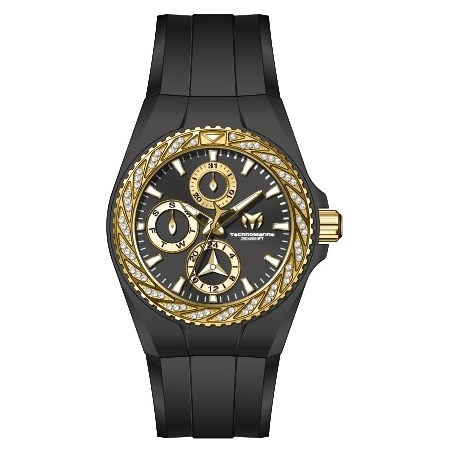 Technomarine Cruise Quartz Crystal Black Dial Ladies Watch TM-118113