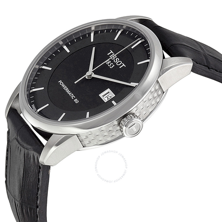 Tissot Luxury Powermatic 80  Black Dial Men's Watch T0864071605100 T086.407.16.051.00