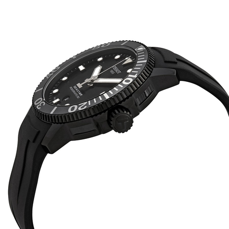 Tissot Seastar 1000 Black Dial Automatic Men's Rubber Watch T120.407.37.051.00