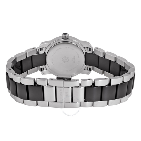 Tissot T-Trend Black Ceramic Diamond Ladies Watch T0642102205600 T064.210.22.056.00