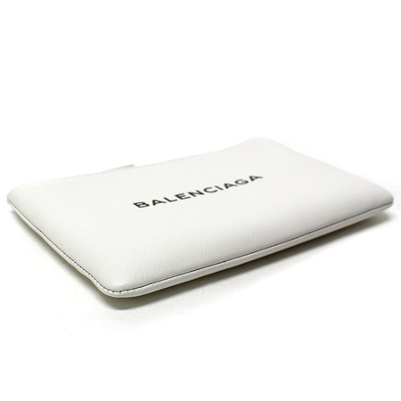 Balenciaga Ladies Pouch bag Everyday White Eday Pouch 492465 DLQ4N 9060