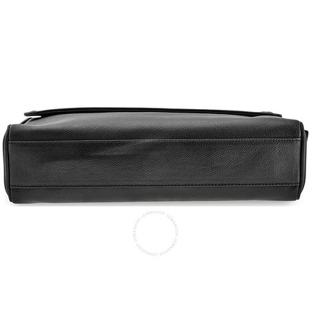 Emporio Armani Men's Leather Messenger Bag Black Sof Saff Messenger W Flap Y4M142-YAQ2E-81072