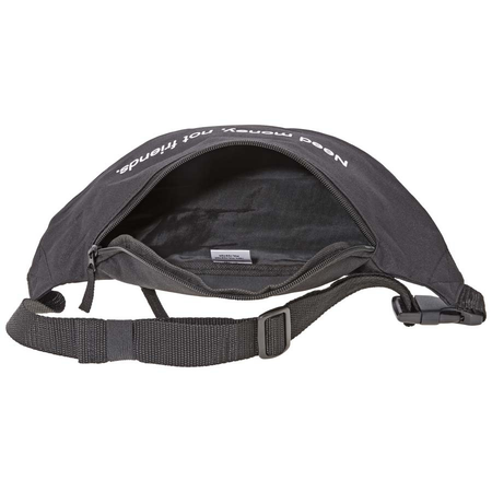 F.A.M.T. Men's Waist Bag Black Bum Bag "Need Money" FAMTBUM BAG MON Black