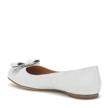 Ferragamo Ladies Glitter Varina Ballet Flat 01N723 694720