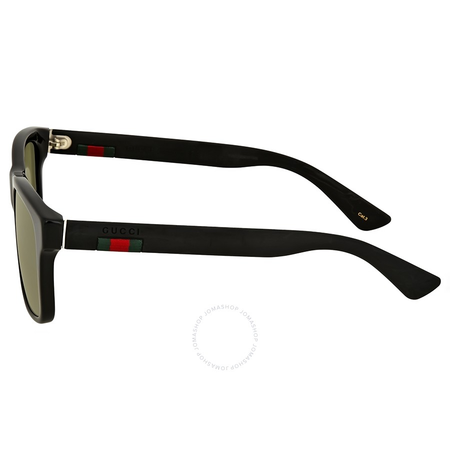 Gucci Black Acetate Square Sunglasses GG0008S-001 53