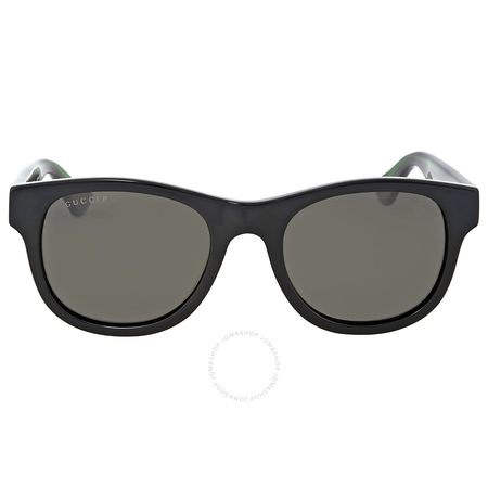 Gucci Green Square Polarized Unisex Sunglasses GG0003S-006 52