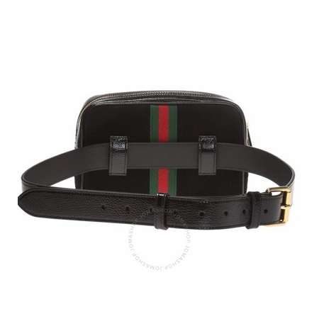 Gucci Ophidia Small Suede Belt Bag- Black 517076 0KCDB 1060