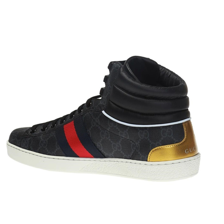 Gucci Men's Ace GG Hightop Sneakers 555197 92T20 1140