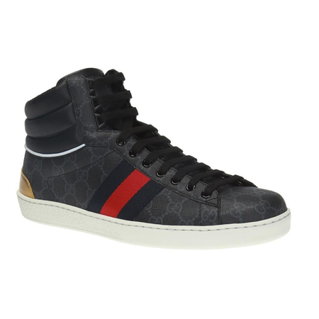 Gucci Men's Ace GG Hightop Sneakers 555197 92T20 1140