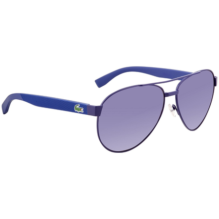 Lacoste Purple Aviator Unisex Sunglasses L185S 424 60