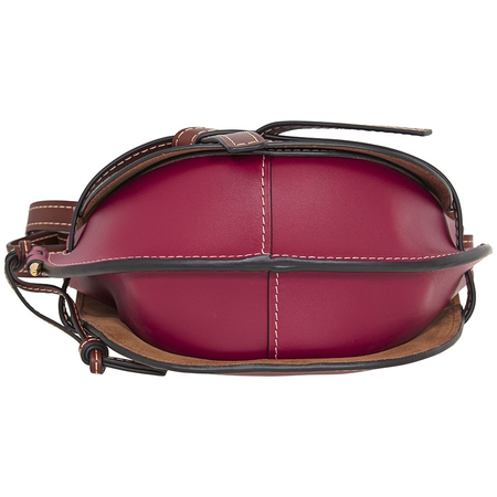 Loewe Ladies Burgundy Gate Small Bag 321.54.T20.7743