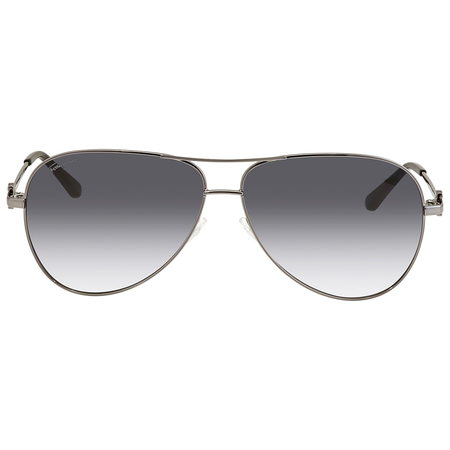 Ferragamo Salvatore  Grey Gradient Aviator Men's Sunglasses SF167S 033 62