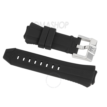 Technomarine TechnoMarine Cruise Locker Chronograph White Dial Black and White Nylon and Silicone Strap Casual Men's Watch 112015R TM-112015R