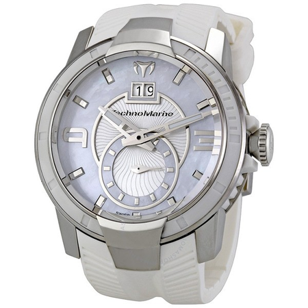 Technomarine TechnoMarine UF6 Colors White Bezel White Silicone Ladies Watch 609002 TM-609002