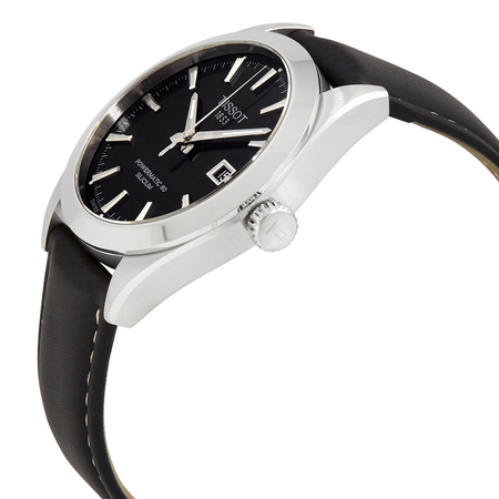 Tissot Gentleman Powermatic 80 Silicium Automatic Black Dial Watch T127.407.16.051.00