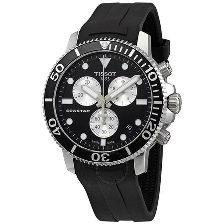 Tissot Seastar 1000 Chronograph Black Dial Men's Watch T120.417.17.051.00