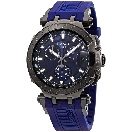 Tissot T-Race Chronograph Quartz Blue Dial Men's Watch T1154173704100 T115.417.37.041.00