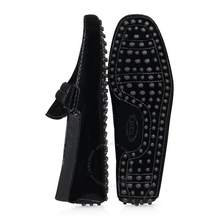 Tod's Men's Black Leather Loafers XXM0GW03432VE0B999
