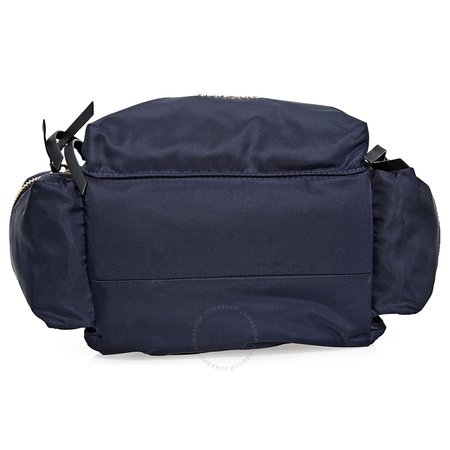 Burberry Medium Technical Nylon and Leather Rucksack - Ink Blue 4016624