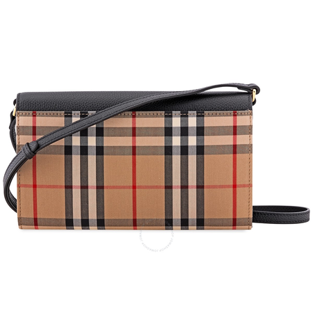 Burberry Burberry Vintage Check and Leather Wallet 8022560