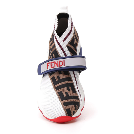 Fendi Ladies Rockoko Sneakers 8E6701-A5JF-F14ZT