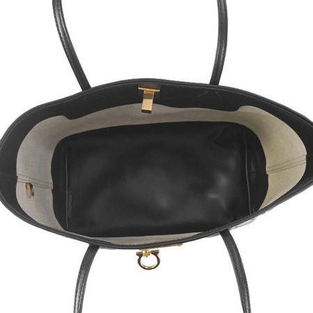 Ferragamo Ladies Studio Jacquard Tote Bag 21H663 709655