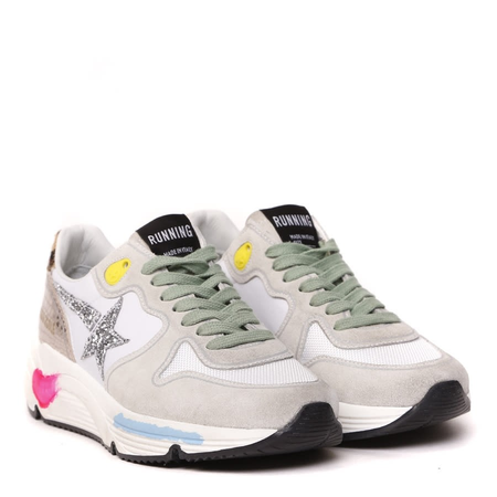 Golden Goose Deluxe Brand Ladies Running Sole Multicolor Low Top Sneakers G36WS963L8