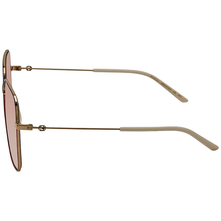 Gucci Orange Square Sunglasses GG0443S 005 60