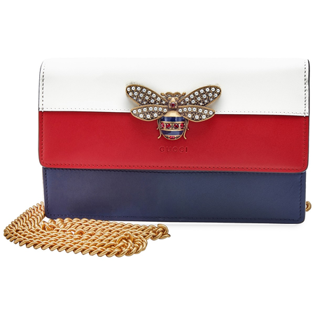 Gucci Ladies Multicolor Queen Margaret Leather Mini Shoulder Bag 476079 DYWPT 4160