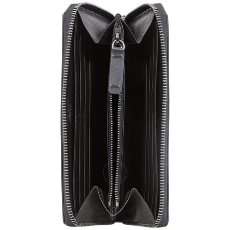 Jimmy Choo Jimmy Choo Carnaby Embossed Star Stud Wallet in Black 183 CARNABY IXS BLACK/BLACK