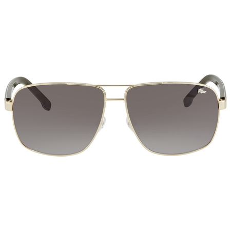 Lacoste Brown Gradient Rectangular Unisex Sunglasses L162S 714 61