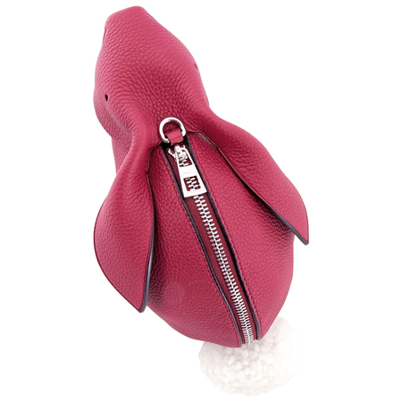 Loewe Loewe Ladies Bunny Mini Raspberry Crossbody Bag 199.12.T35.7330